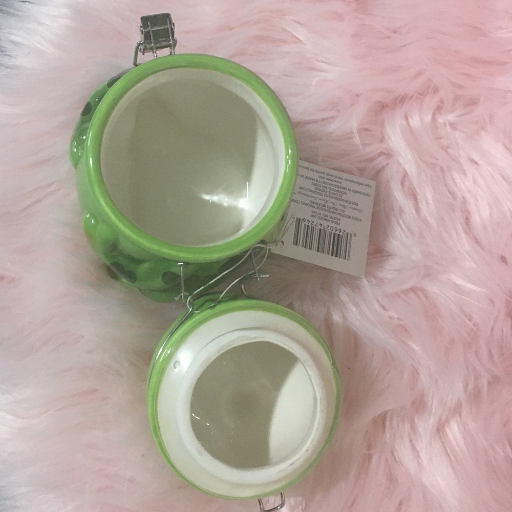 Kawaii 🎀 Super Cute!! Frog Jar Canister Storage Decor Organization Office - Picture 6 of 6